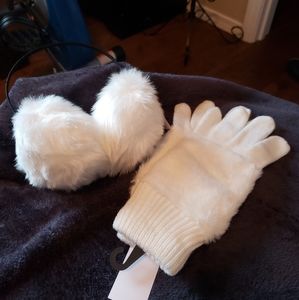 Sears matching gloves and earmuffs.